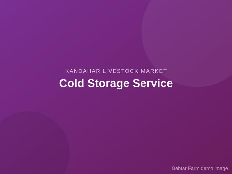 Cold Storage Service